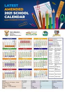 Department of Basic Education's updated 2021 School Calendar